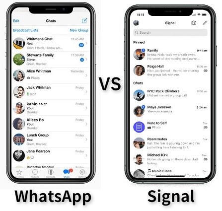 signal vs WhatsApp
