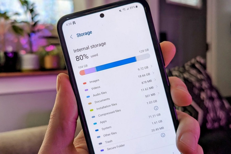 check iPhone storage