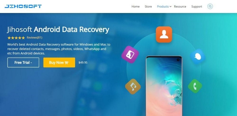 Jihosoft android phone recovery