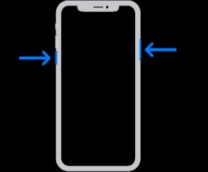 restart the iPhone 