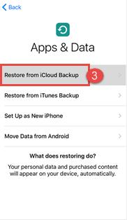  restore the data 
