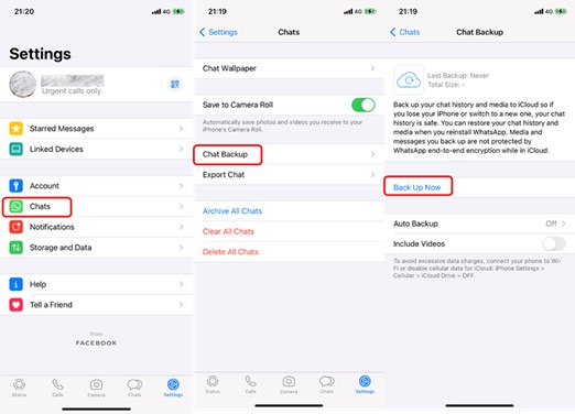 проверить историю звонков whatsapp после удаления-резервное копирование чатов whatsapp в icloud