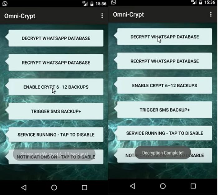 open whatsapp msgstore.db.crypt on pc open whatsapp msgstore.db.crypt on pc