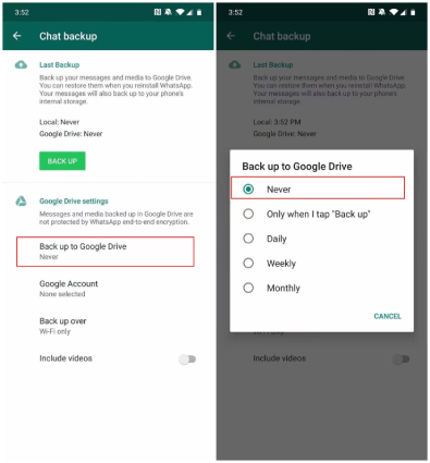 how to delete whatsapp messages permanently from google drive-disable whatsapp backup to google drive