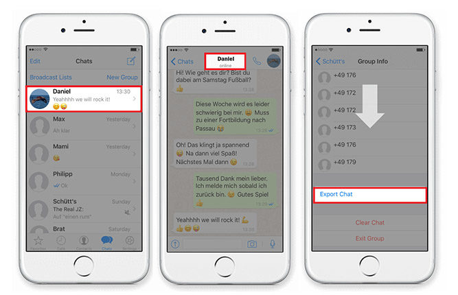 How To Export Whatsapp Chat From Iphone Android In 2021