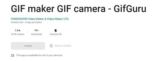 GIF Cam (APK) - Review & Download
