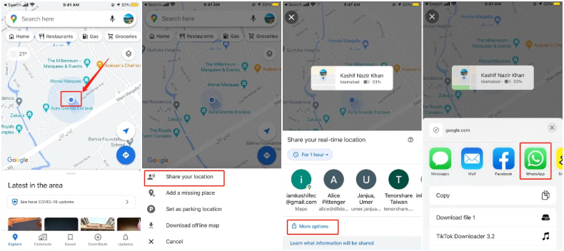 [2023] How to Share Location on WhatsApp on iPhone/Android