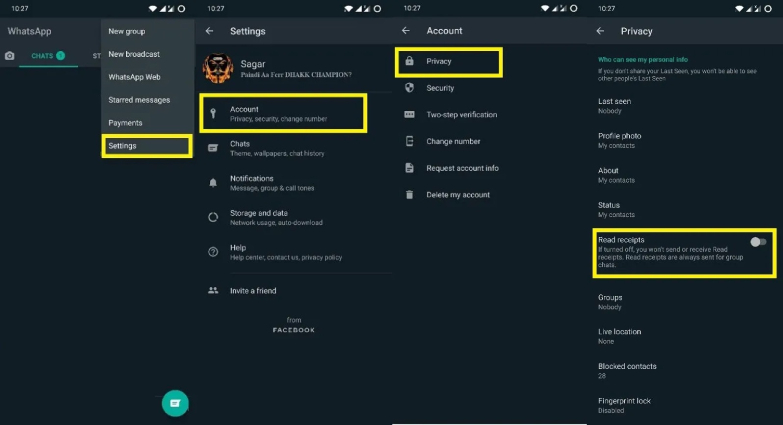 how to view whatsapp status without being seen on android