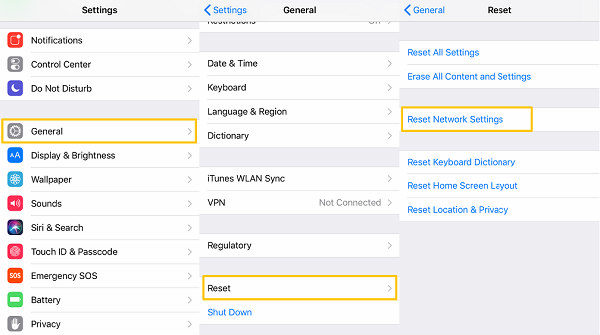 reset network