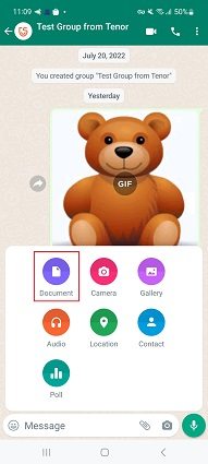 sebd long videos on whatsapp