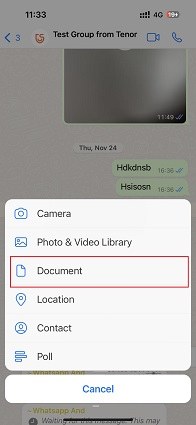 sebd long videos on whatsapp