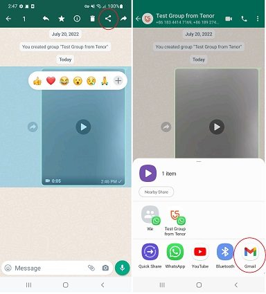 android internal storage whatsapp folder