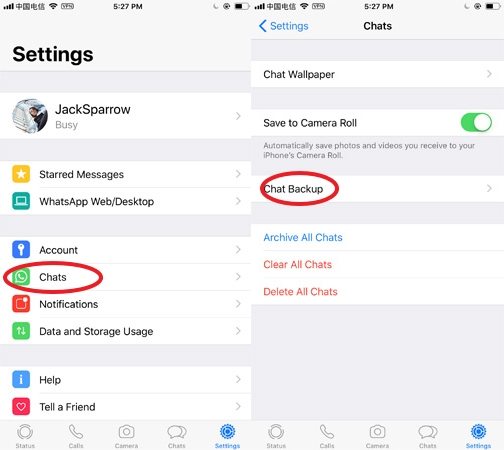Delete contacts whatsapp chat history after