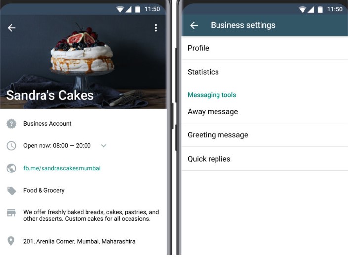 what is a whatsapp business account