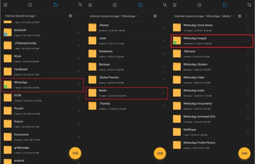 fix whatsapp media not showing in gallery