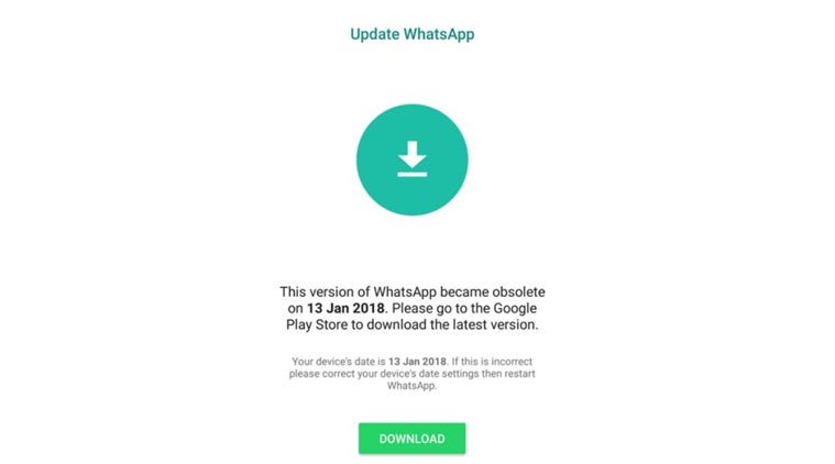 whatsapp update