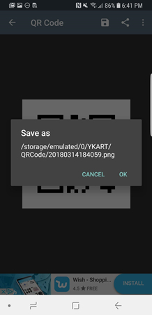 share wifi password android