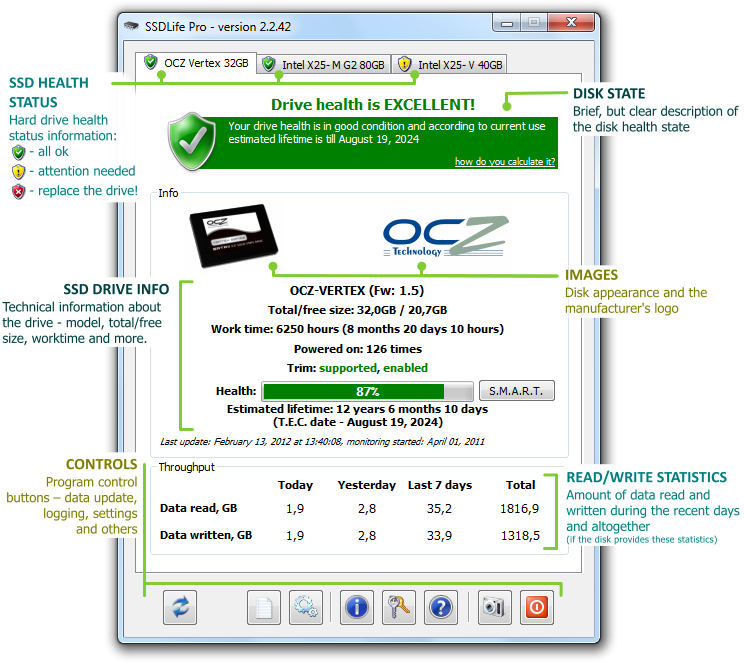 windowws 10 ssd health check