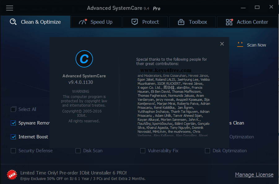 free download Advanced SystemCare Pro 17.0.1.108 + Ultimate 16.1.0.16