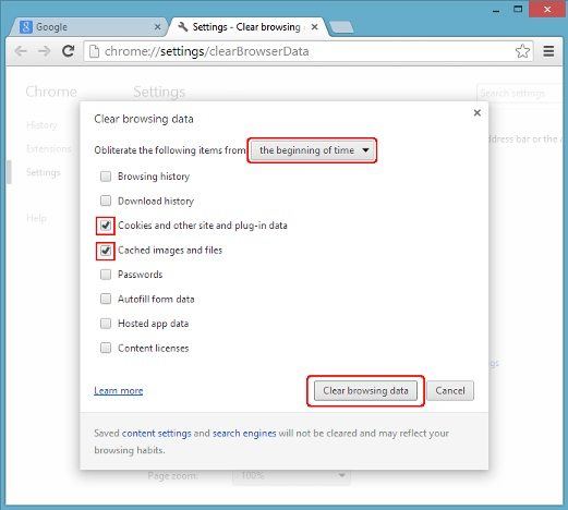 clear cache and cookies edge