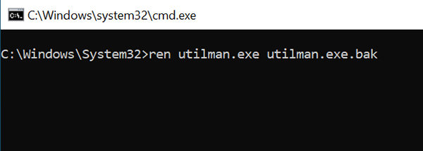 rename files to unlock locked hp laptop