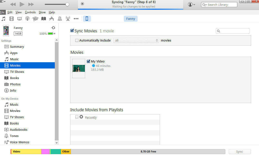 sync movies